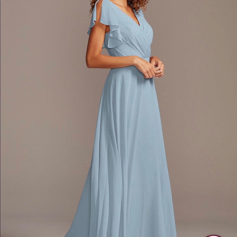 Dusty Blue Bridesmaid Dress